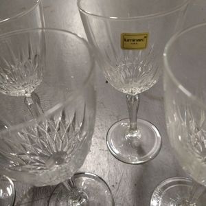 Chrystal Luminarc wine glasses